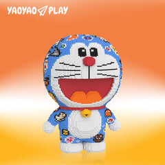 Sticker Robot Cat Building Block Set