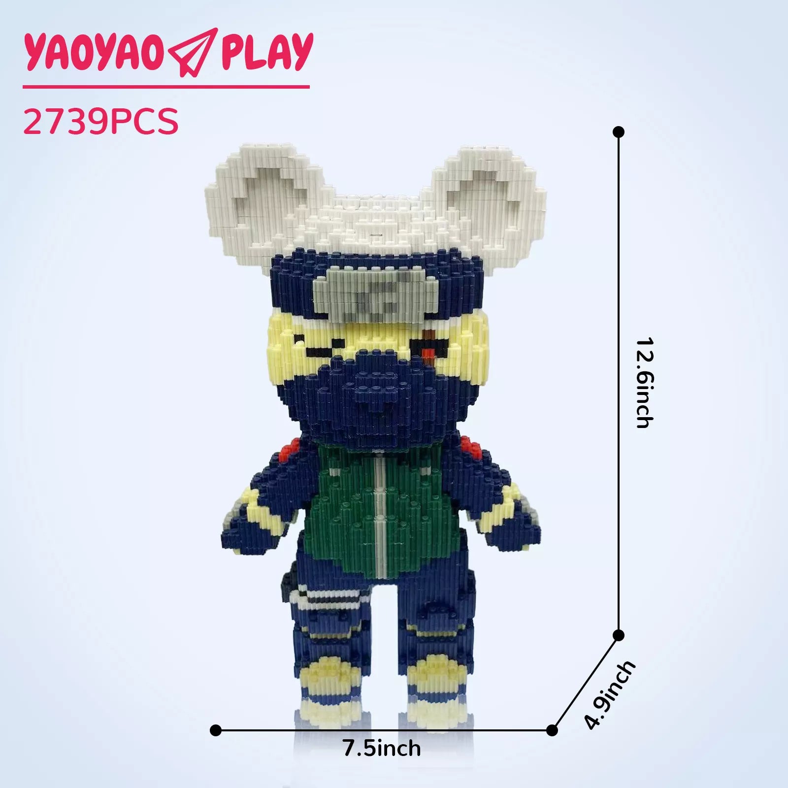 Kakashi Bear Building Block Set