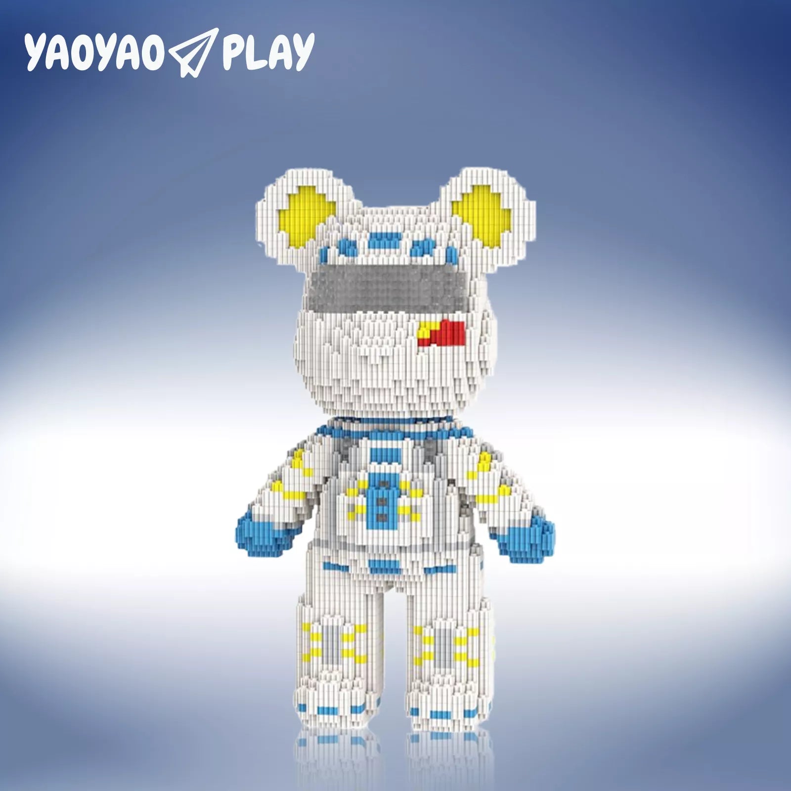 Male Astronaut Medium Bear Building Block Set