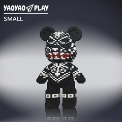 Black Totem Medium Bear Building Blocks