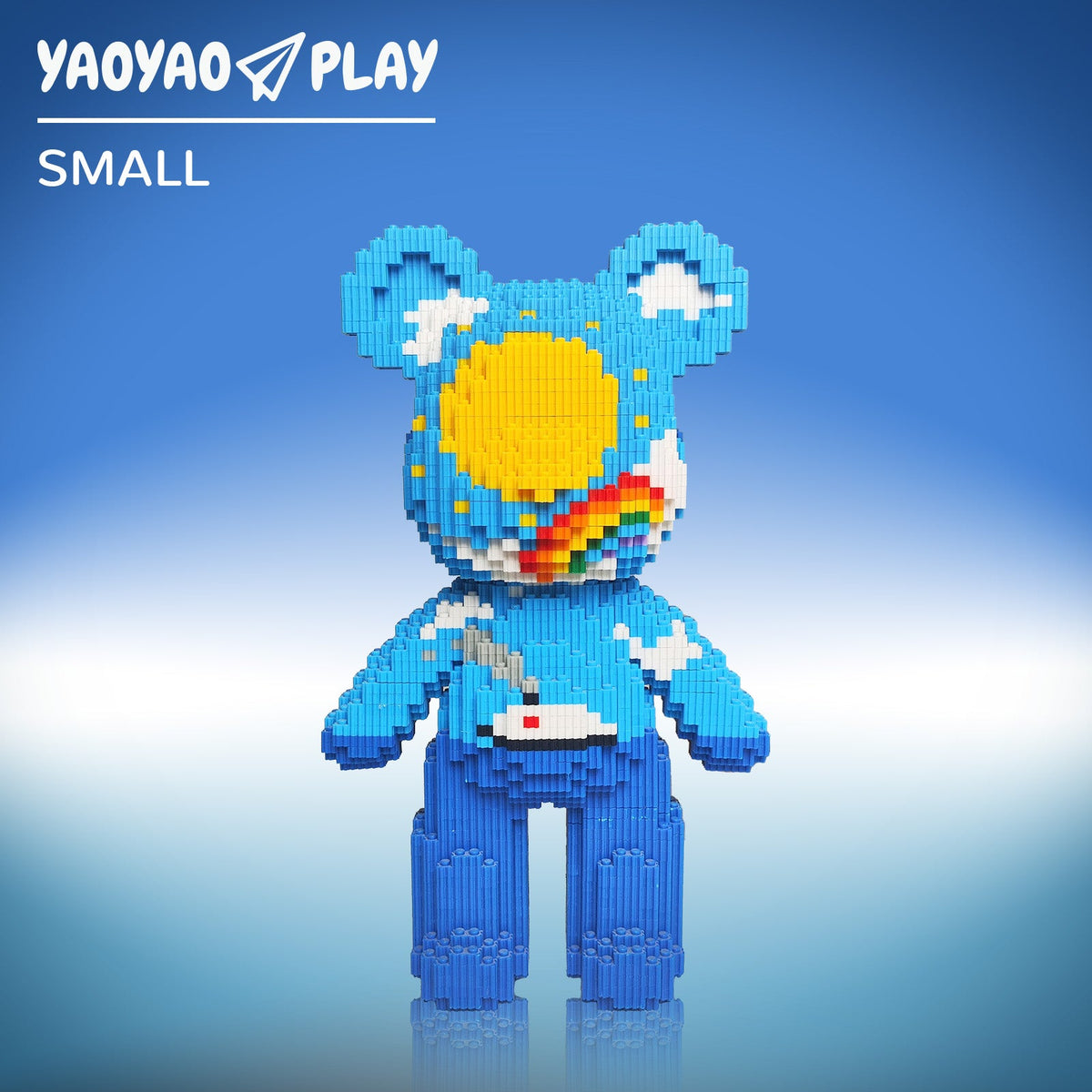 Day & Night Sky Medium Bear Building Blocks