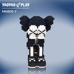 Cover Face KAWS Skeleton Building Block Set