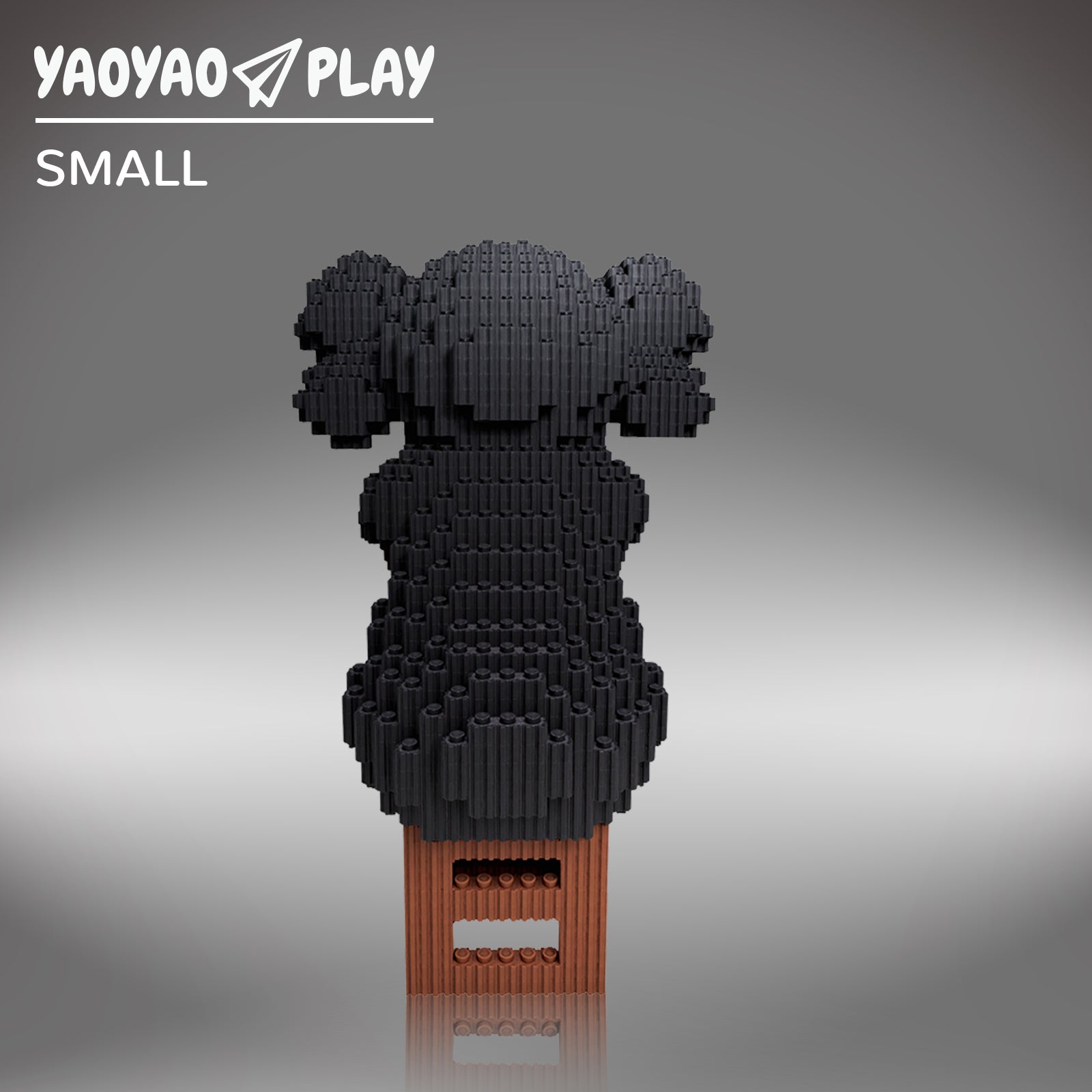 Cover Face KAWS Skeleton Building Block Set