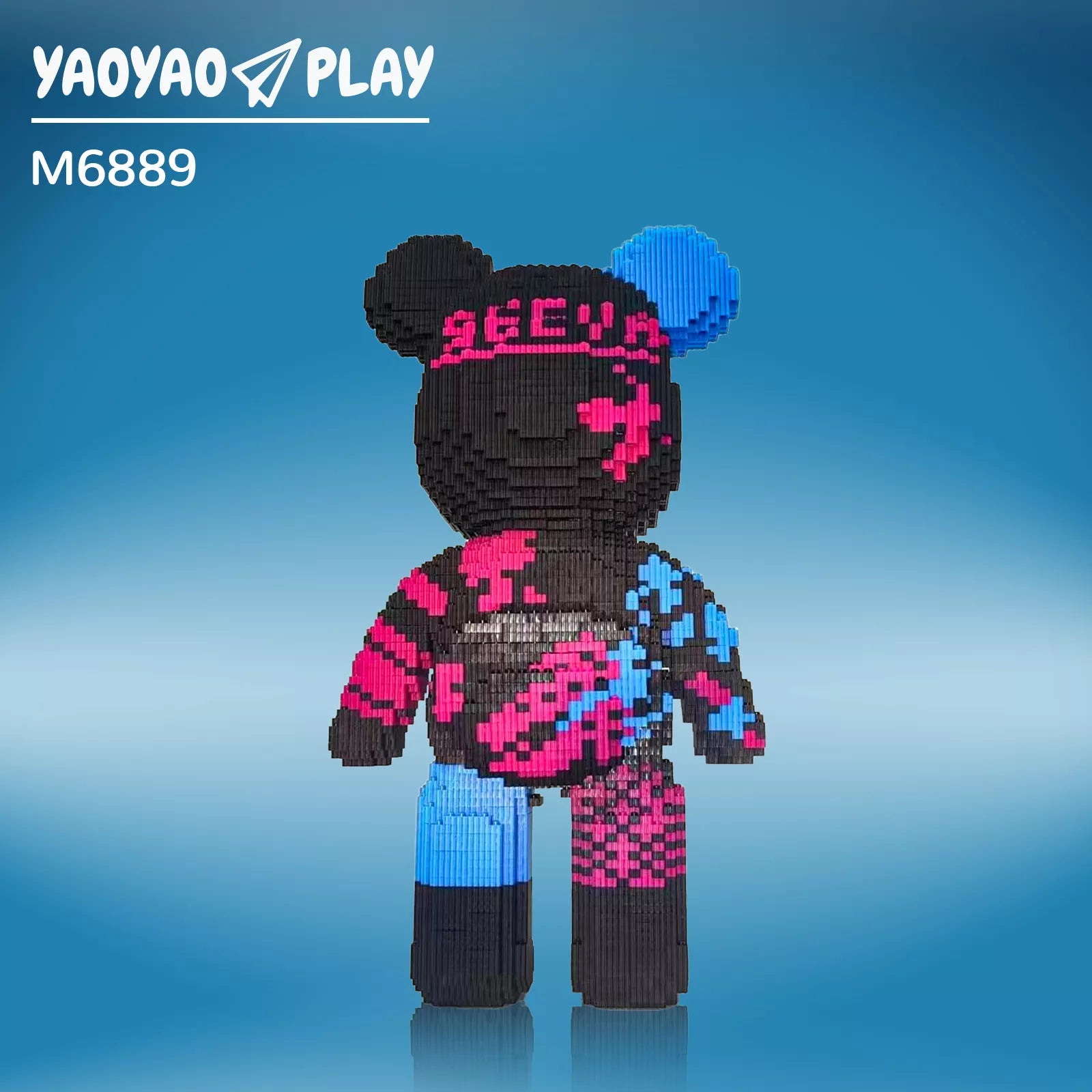 Large Jinx Battle Bear Building Block Set