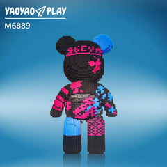 Large Jinx Battle Bear Building Block Set