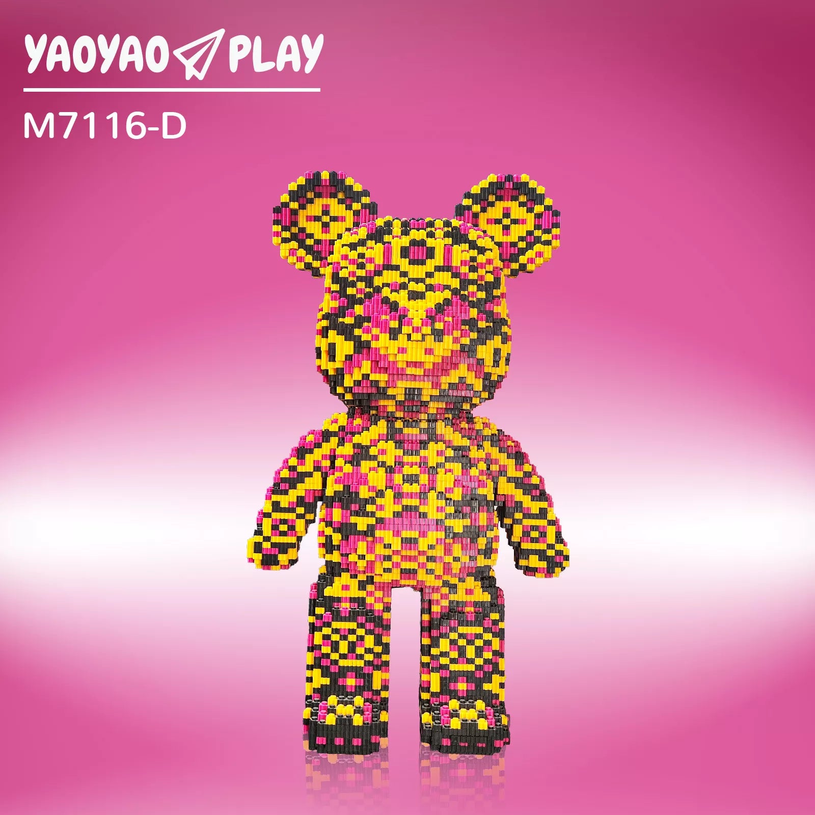 Mandala Large Bear Plastic Building Blocks
