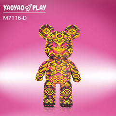 Mandala Large Bear Plastic Building Blocks