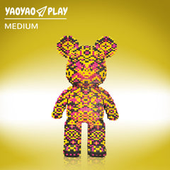 Mandala Large Bear Plastic Building Blocks