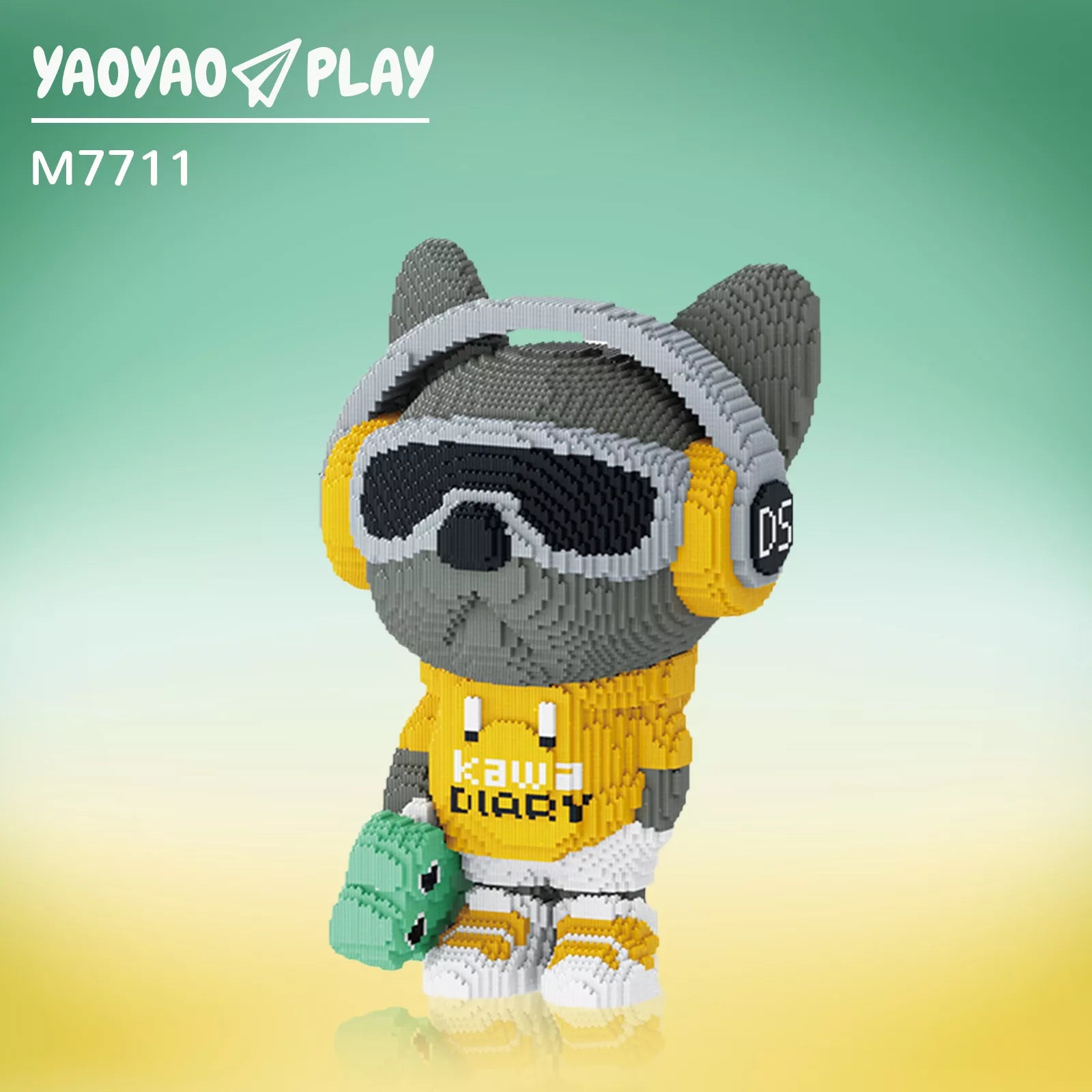 Speaker Bear Plastic Building Blocks