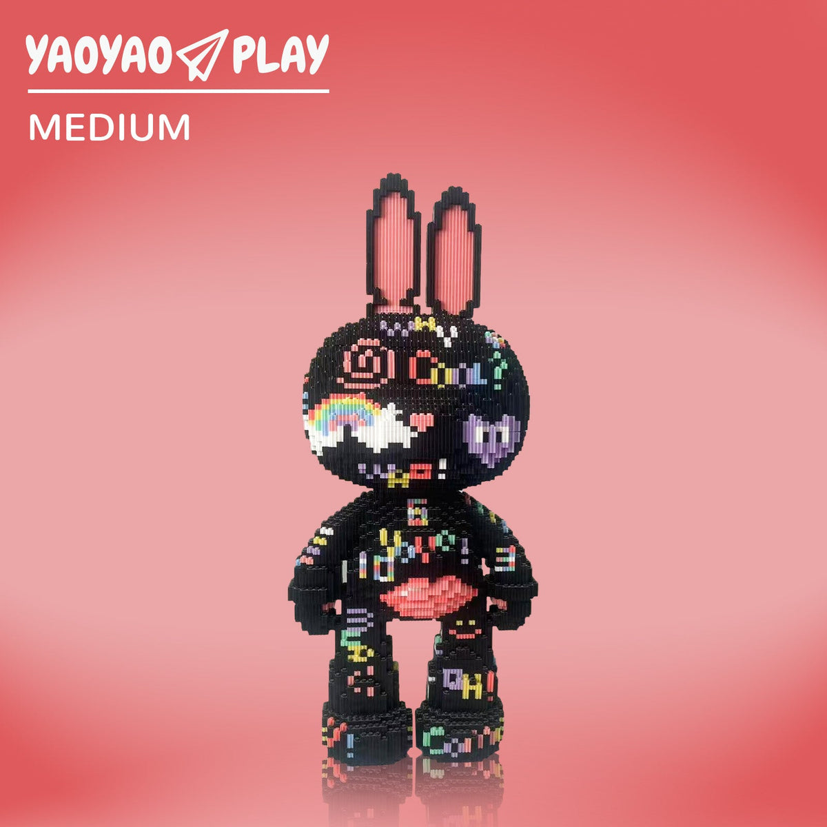 Freestyle Graffiti Bunny Building Blocks