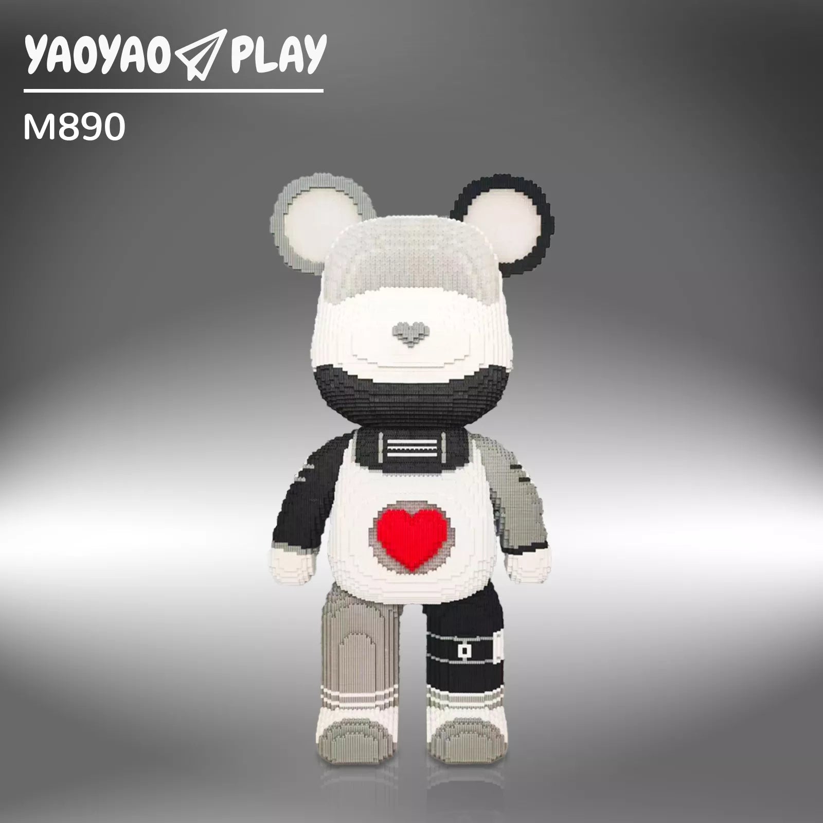 Large Future Galaxy Bear Building Block Set
