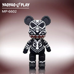 Black Totem Medium Bear Building Blocks