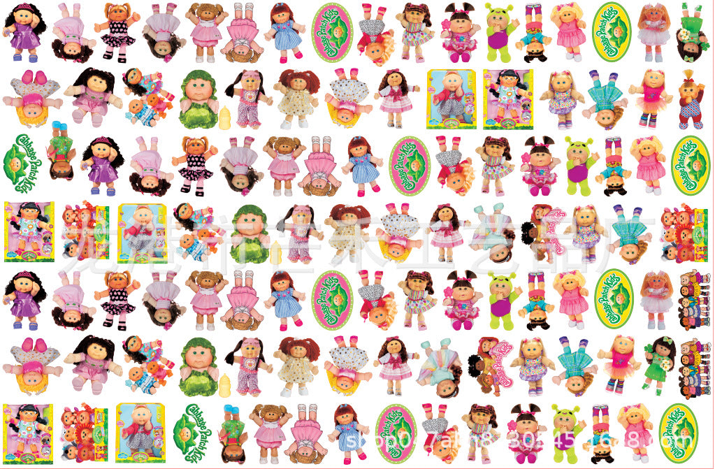 DIY Cauliflower Doll Acrylic Figurines Kit for Kids - Customizable Anime Characters