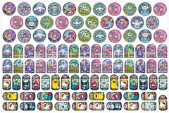 DIY  Glass Sanrio Acrylic Figurines Kit for Kids - Customizable Anime Characters