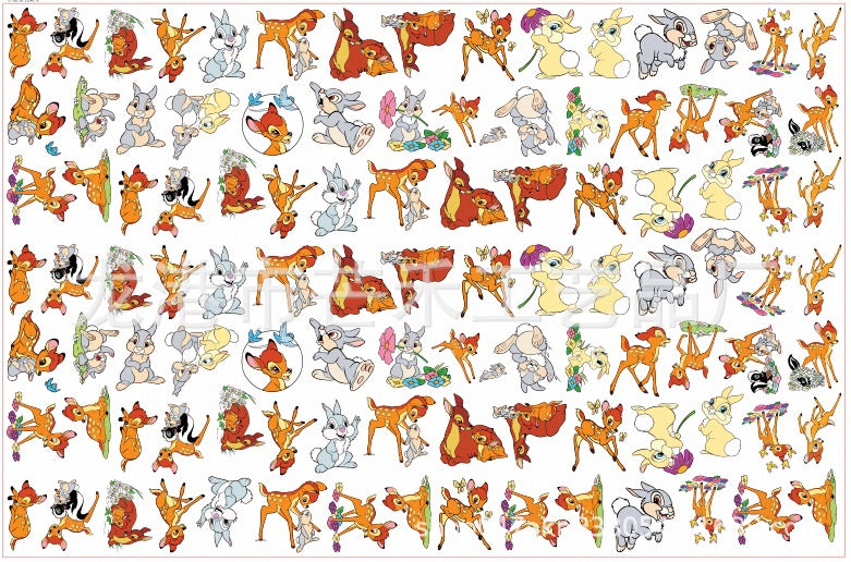 DIY Bambi Acrylic Figurines Kit for Kids - Customizable Anime Characters