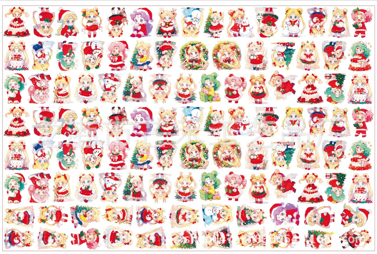 DIY Christmas Beauty Acrylic Figurines Kit for Kids - Customizable Anime Characters