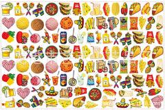 DIY  Mexican Food Acrylic Figurines Kit for Kids - Customizable Anime Characters