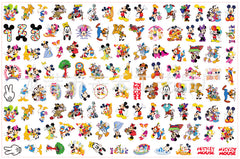 DIY Mickey and Minnie Acrylic Figurines Kit for Kids - Customizable Anime Characters
