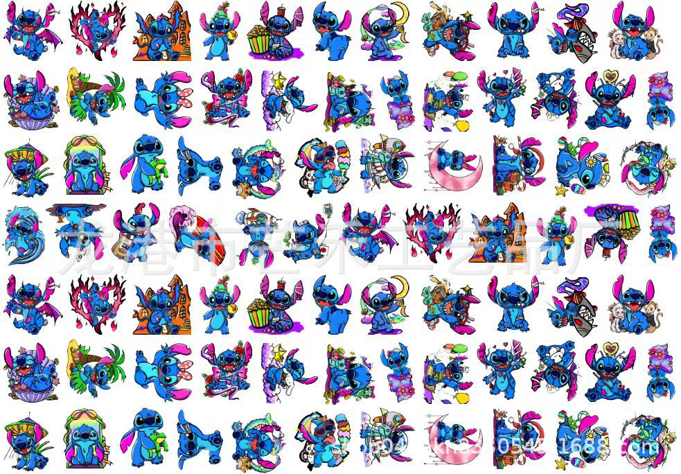 DIY Hand-drawn Stitch Acrylic Figurines Kit for Kids - Customizable Anime Characters