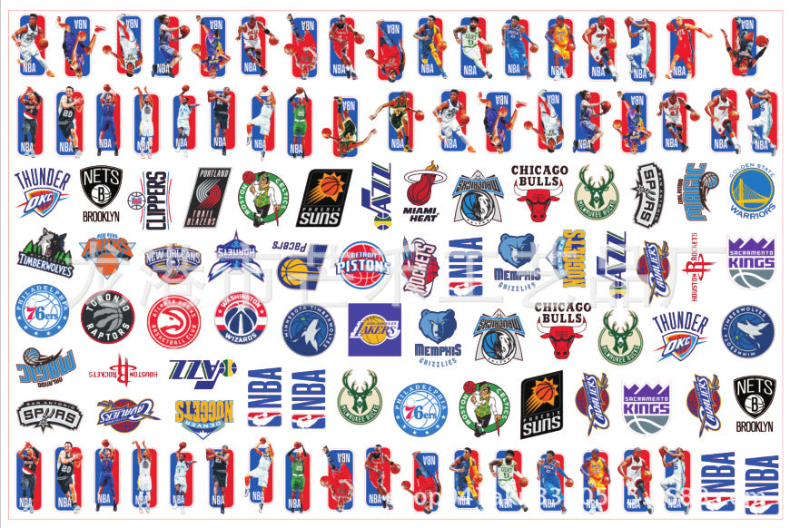 DIY NBA Basketball Star Acrylic Figurines Kit for Kids - Customizable Anime Characters