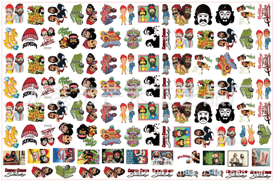 DIY Cheech And Chong Acrylic Figurines Kit for Kids - Customizable Anime Characters