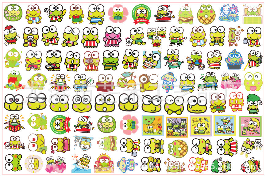 DIY Sanrio Keroppi Acrylic Figurines Kit for Kids - Customizable Anime Characters