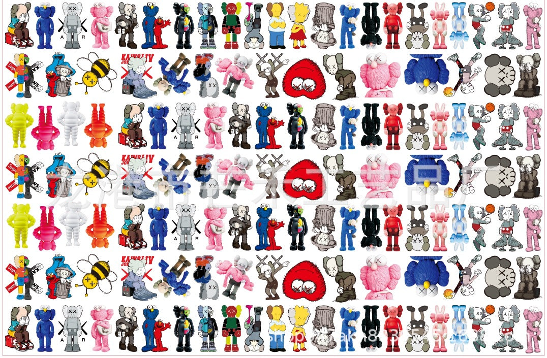 DIY Kaws Acrylic Figurines Kit for Kids - Customizable Anime Characters