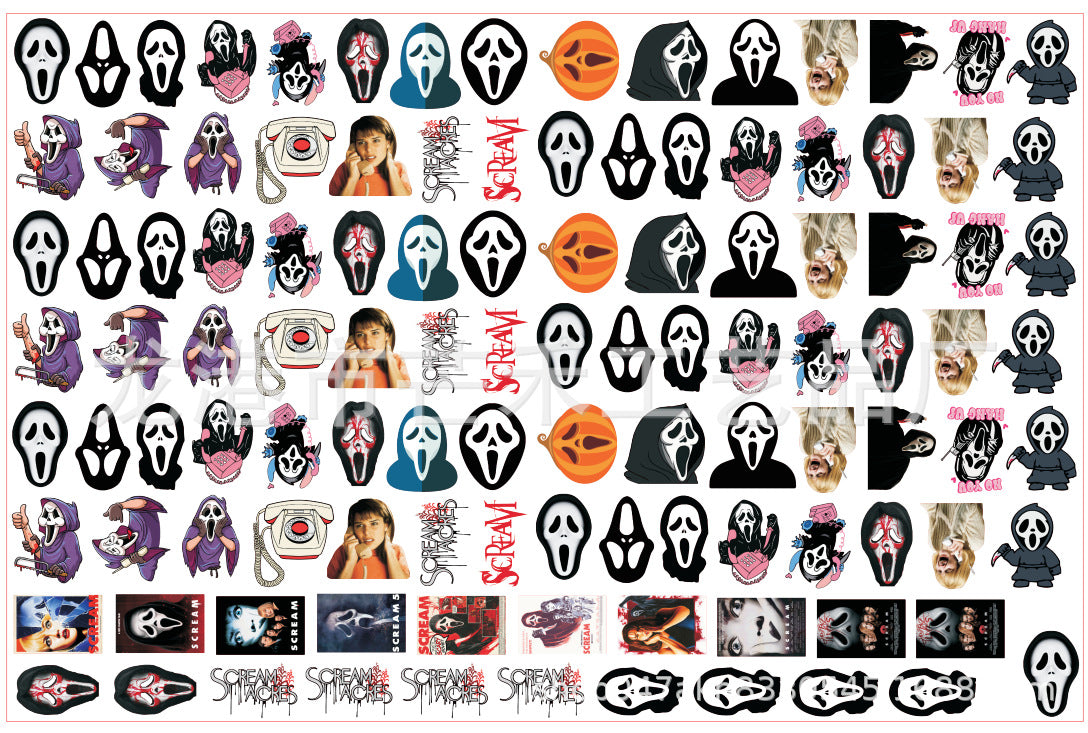 DIY Scream Acrylic Figurines Kit for Kids - Customizable Anime Characters