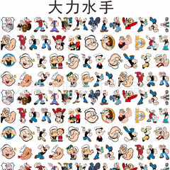 DIY Popeye The Sailor Acrylic Figurines Kit for Kids - Customizable Anime Characters