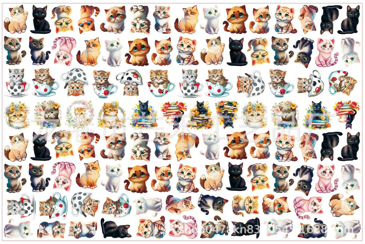 DIY Cat Acrylic Figurines Kit for Kids - Customizable Anime Characters