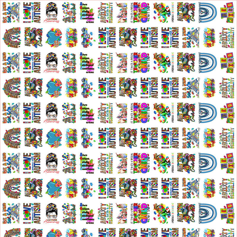 DIY psychological Themes Of Autism Acrylic Figurines Kit for Kids - Customizable Anime Characters