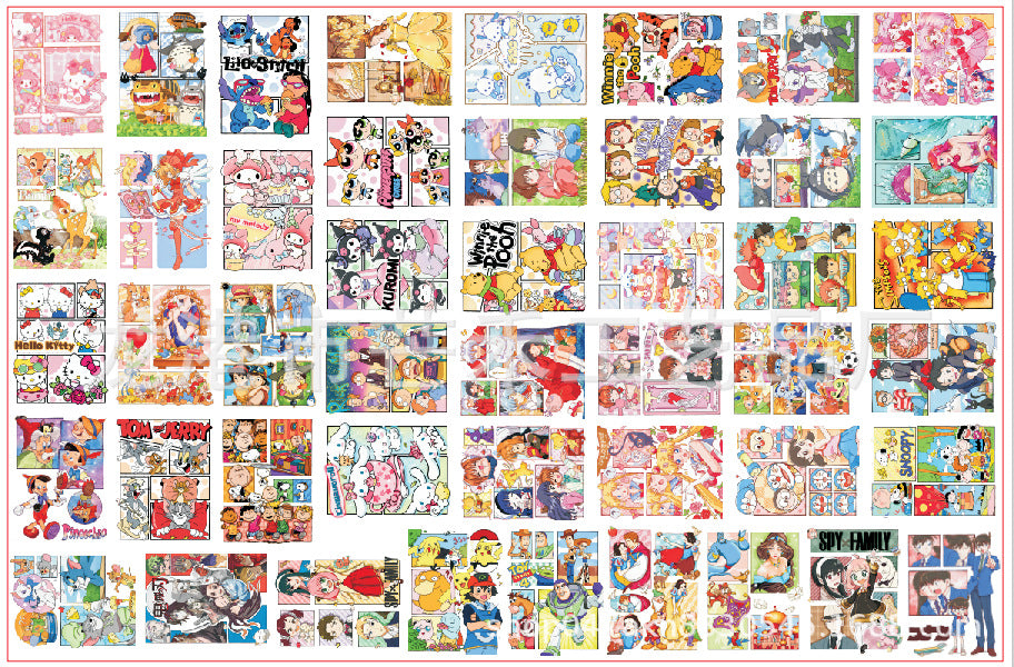 DIY Anime Storyboard Acrylic Figurines Kit for Kids - Customizable Anime Characters