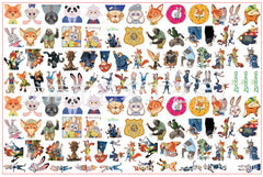 DIY Zootopia Acrylic Figurines Kit for Kids - Customizable Anime Characters