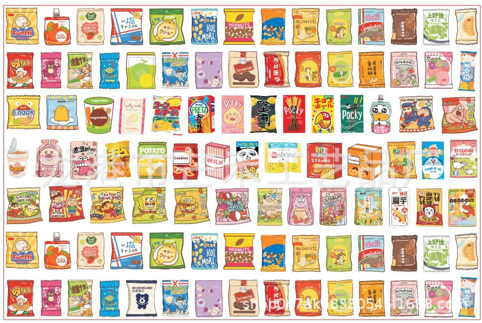 DIY Snack Acrylic Figurines Kit for Kids - Customizable Anime Characters