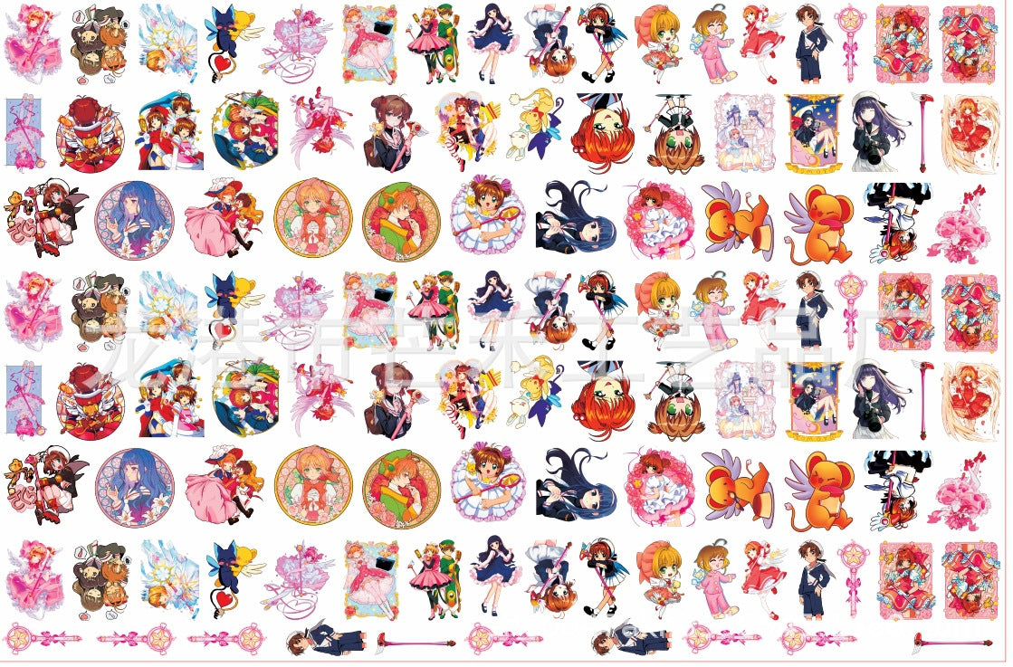DIY Cardcaptor Sakura Acrylic Figurines Kit for Kids - Customizable Anime Characters