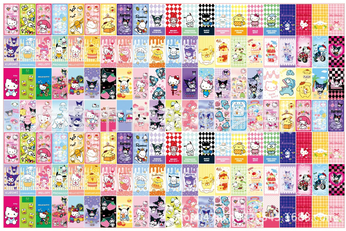 DIY Sanrio Slim Strip Acrylic Figurines Kit for Kids - Customizable Anime Characters
