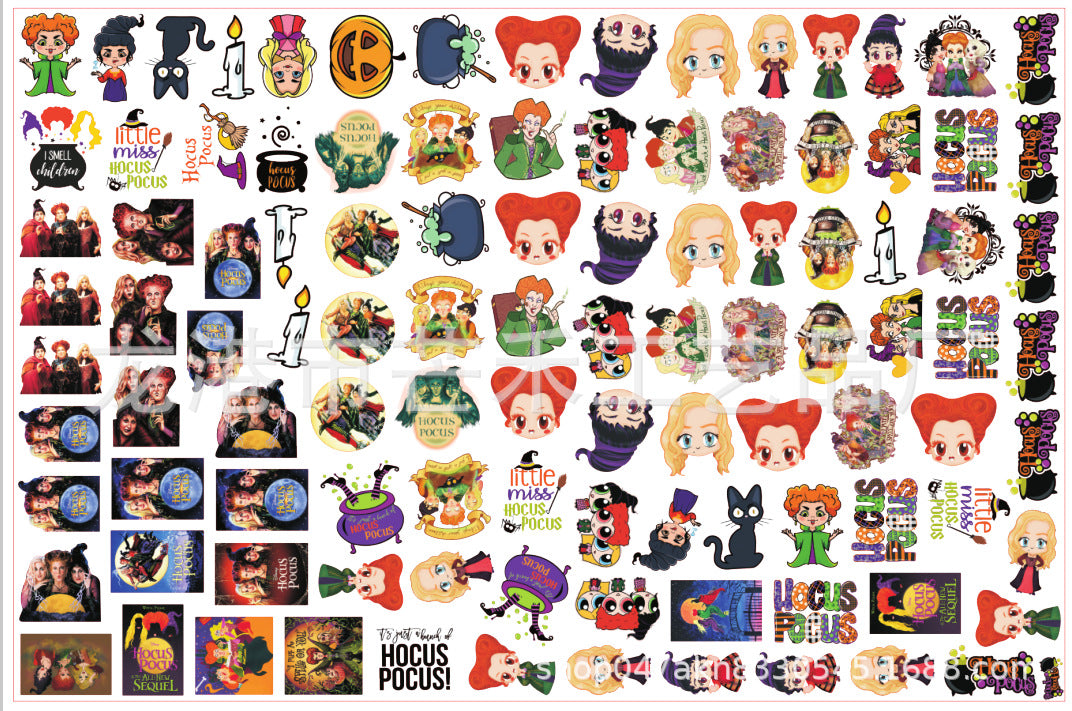 DIY Hocus Pocus Acrylic Figurines Kit for Kids - Customizable Anime Characters