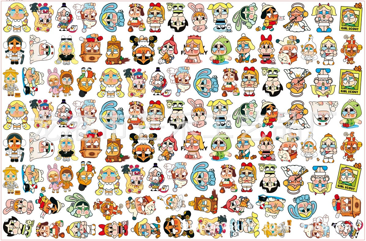 DIY Crying Baby Acrylic Figurines Kit for Kids - Customizable Anime Characters
