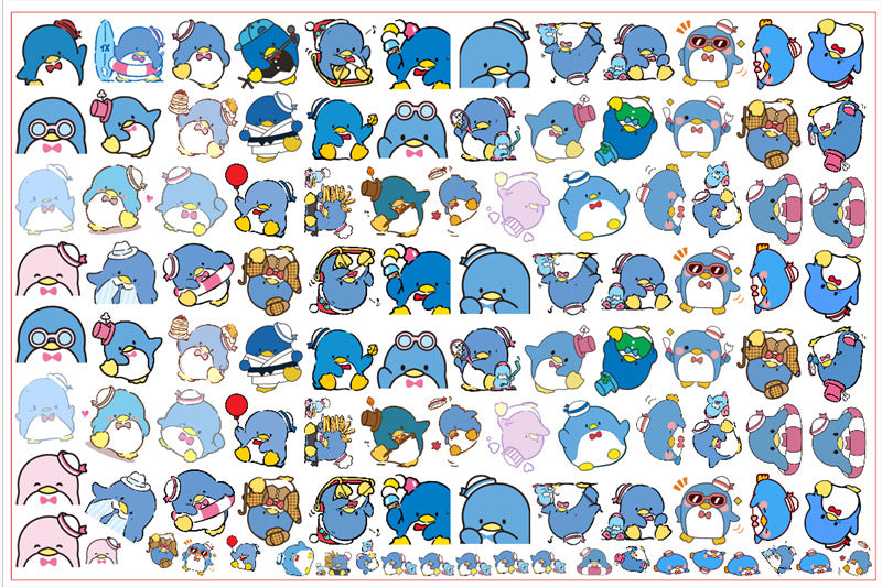 DIY Sam the Penguin Acrylic Figurines Kit for Kids - Customizable Anime Characters