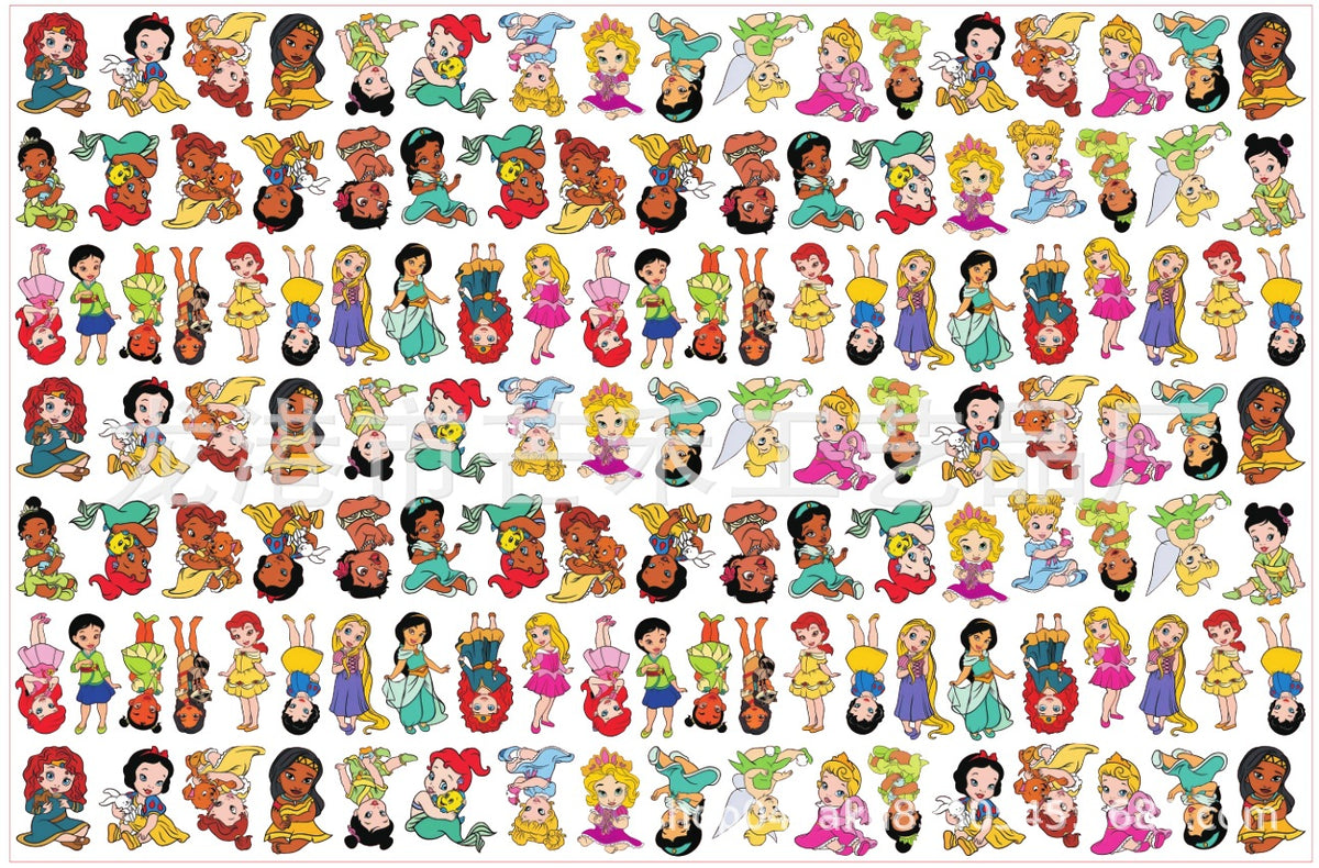 DIY Baby Princess Acrylic Figurines Kit for Kids - Customizable Anime Characters