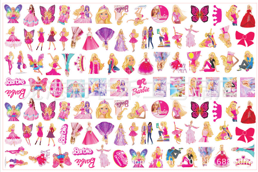 DIY Barbie Doll Acrylic Figurines Kit for Kids - Customizable Anime Characters