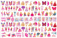 DIY Barbie Doll Acrylic Figurines Kit for Kids - Customizable Anime Characters