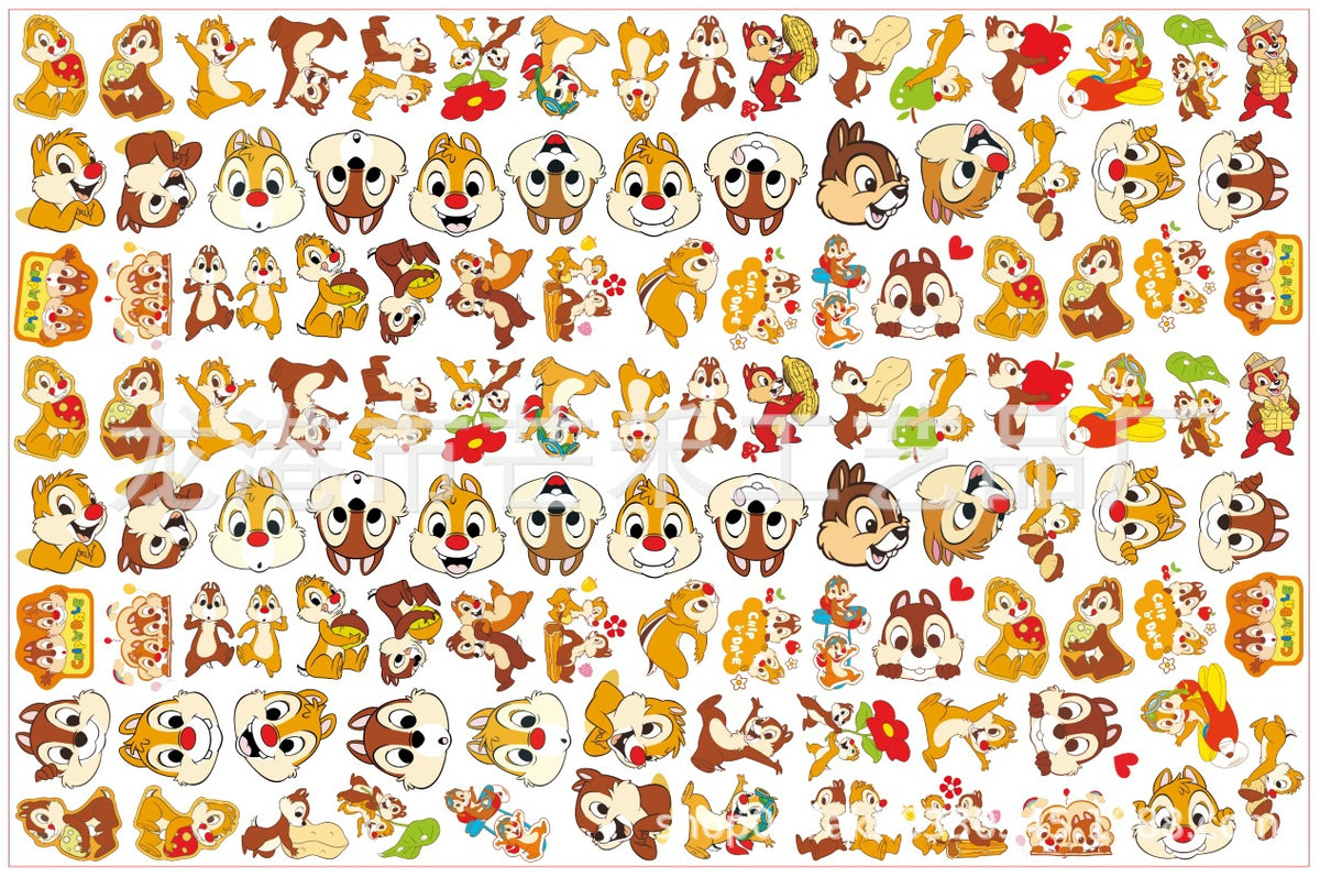 DIY Chip And Dale Acrylic Figurines Kit for Kids - Customizable Anime Characters
