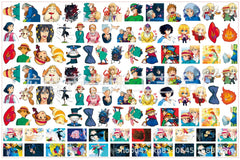 DIY Howl Moving Castle Acrylic Figurines Kit for Kids - Customizable Anime Characters