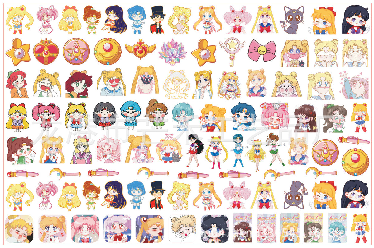 DIY Sailor Moon 1.0 Acrylic Figurines Kit for Kids - Customizable Anime Characters
