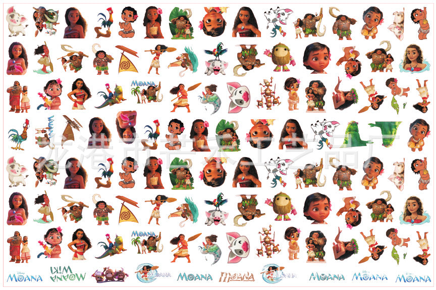 DIY Moana Acrylic Figurines Kit for Kids - Customizable Anime Characters