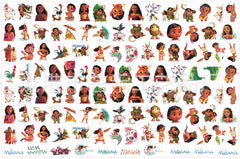 DIY Moana Acrylic Figurines Kit for Kids - Customizable Anime Characters