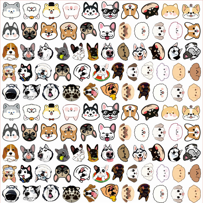 DIY Dog Head Acrylic Figurines Kit for Kids - Customizable Anime Characters