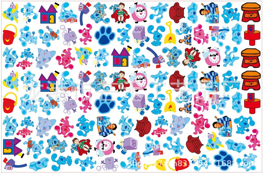DIY Blue Clues Cou Acrylic Figurines Kit for Kids - Customizable Anime Characters