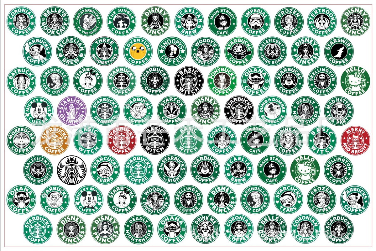 DIY Disney Starbucks Acrylic Figurines Kit for Kids - Customizable Anime Characters